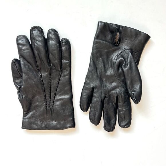 Saks Fifth Avenue Cashmere Lined Leather Glove